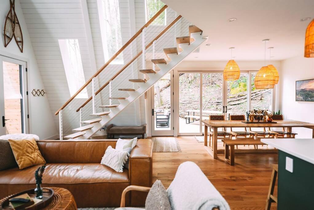 Dunlap Hollow A-Frame Rockbridge Exterior foto