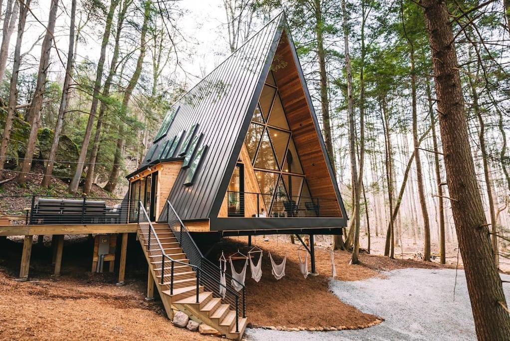 Dunlap Hollow A-Frame Rockbridge Exterior foto